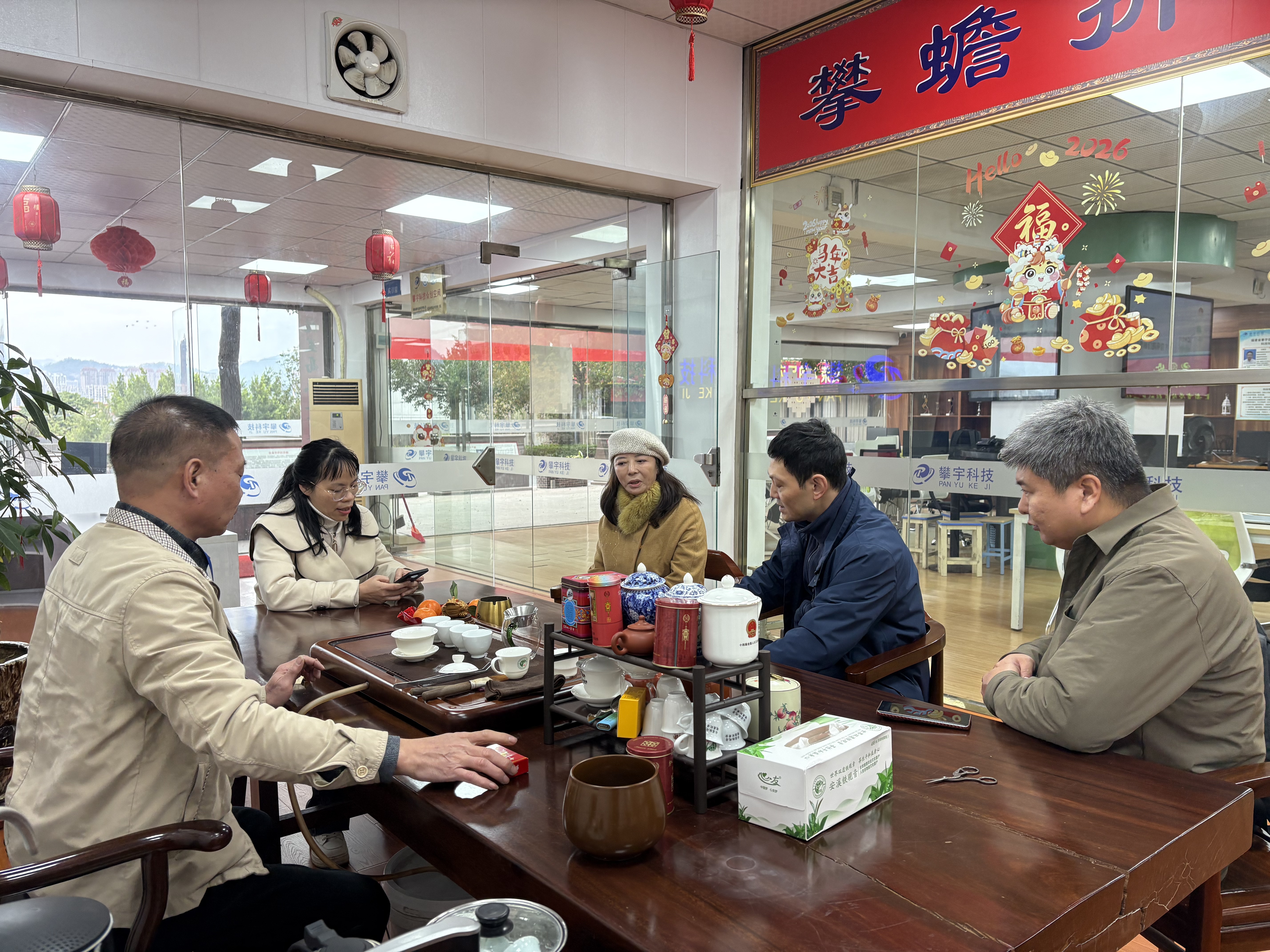 攀宇（宇拓）科技｜福建教育学院领导莅临我司人才培养基地调研指导(图4)
